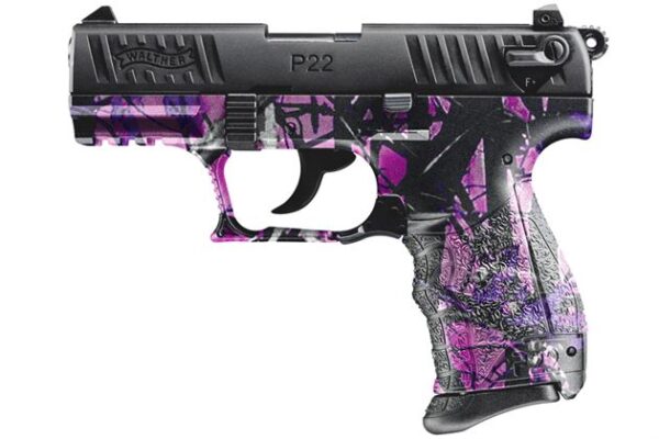 WALTHER P22 22LR W/ MUDDY GIRL CAMO