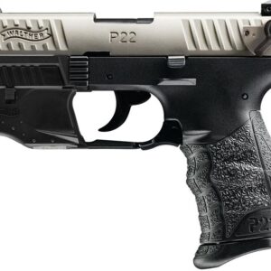 Walther P22 QD Nickel 22LR RImfire Pistol with Laser