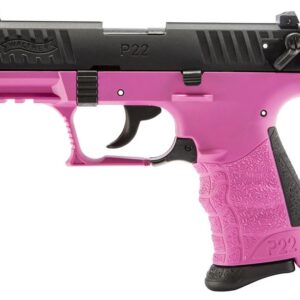 Walther P22Q 22LR Rimfire Pistol with Hot Pink Frame