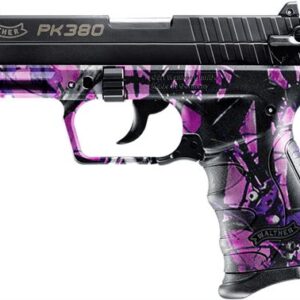 Walther PK380 380 ACP Centerfire Pistol with Muddy Girl Camo Finish